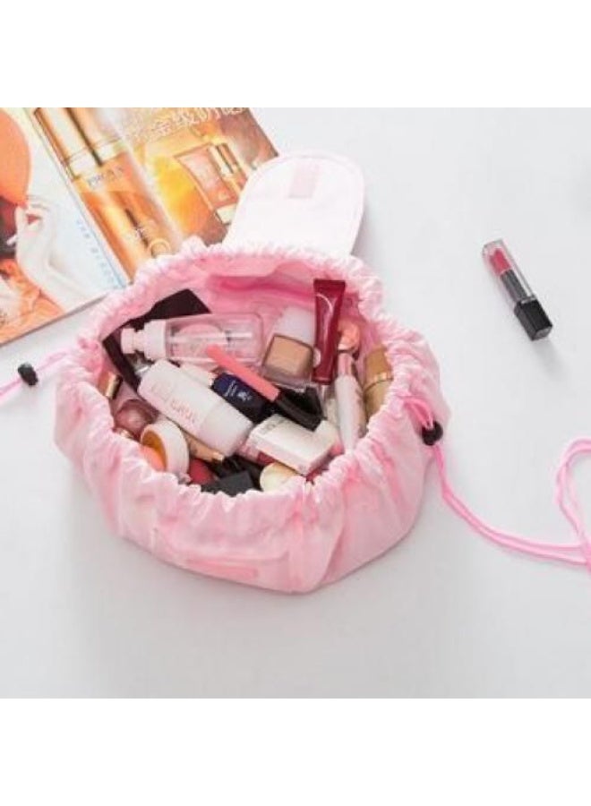 شنطة المكياج المحمولة بينك - Image 1